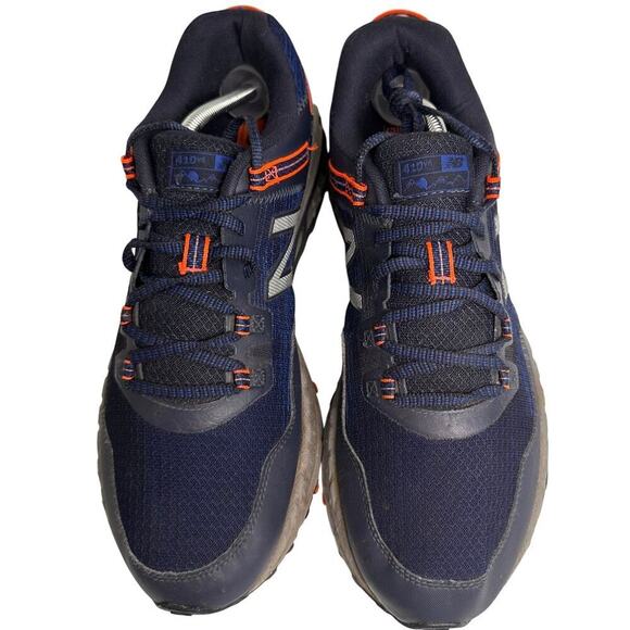 New Balance 410v6 Trail Navy Blue Orange Men Sz 10.5 D Shoes AT Tread Gorpcore - Picture 9 of 16